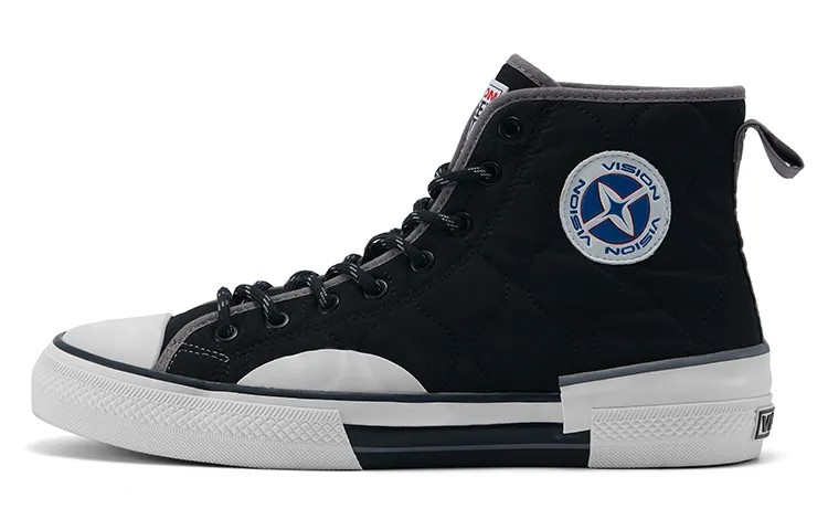 Кроссовки для скейтбординга унисекс высокие черные Vision Street Wear