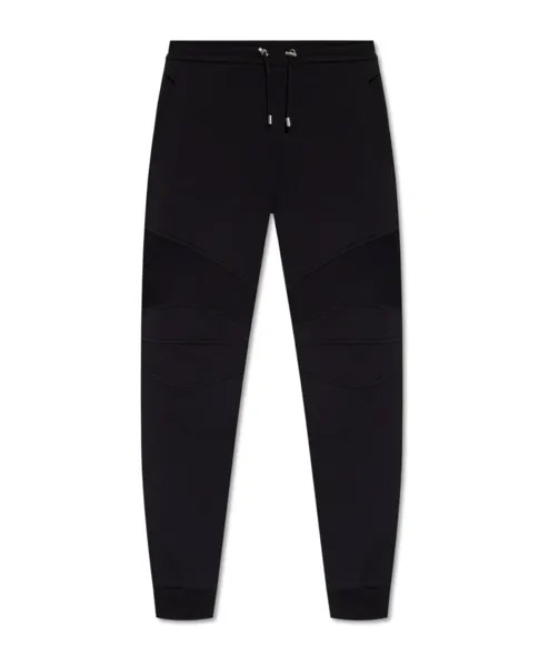 Спортивные брюки с логотипом Balmain, черный