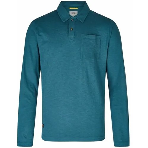 Мужское поло длинный рукав s_Polo Long Sleeve s_409860-8P51 нефтяной 52/L