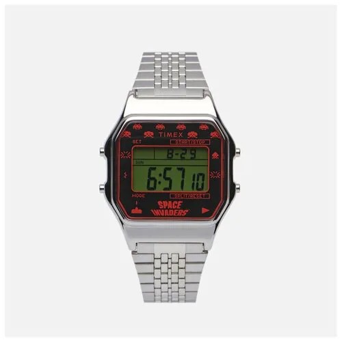 Наручные часы TIMEX Наручные часы Timex x Space Invaders T80 397988, серебряный