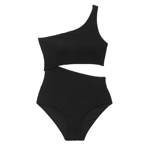 Купальник Victoria's Secret Swim Monokini One-Piece Fishnet, черный