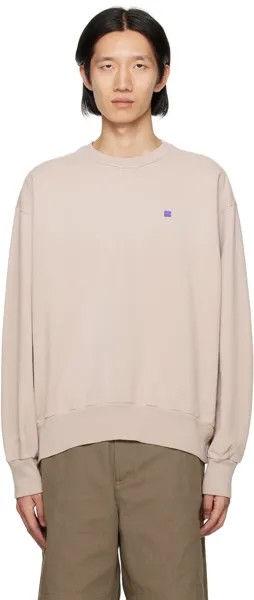 Бежевый свитшот с нашивками Dusty Acne Studios