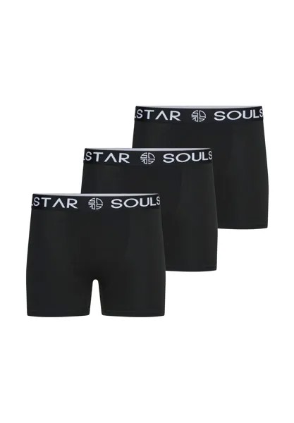 Боксеры SOUL STAR Boxershorts - MUBOXER3, цвет Black_Black_Black