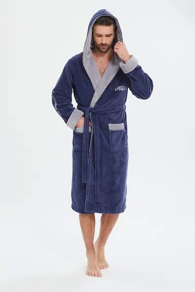 Домашний халат мужской Peche Monnaie Lifeguard синий XL