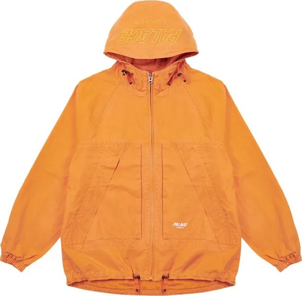 Куртка Palace Washed Cotton Hooded Jacket 'Orange', оранжевый