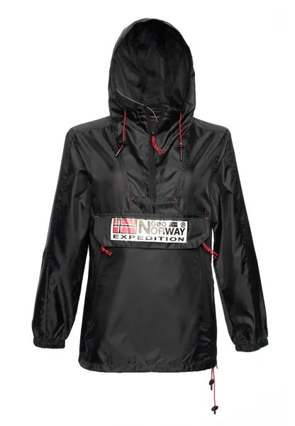 Дождевик/водоотталкивающая куртка CHOUPA Geo Norway, цвет black