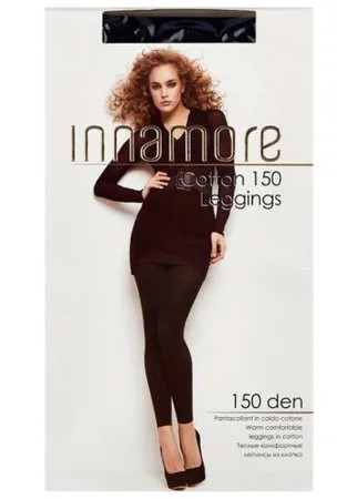 Леггинсы Innamore Cotton Leggings 150 den, размер 3-M, nero (черный)