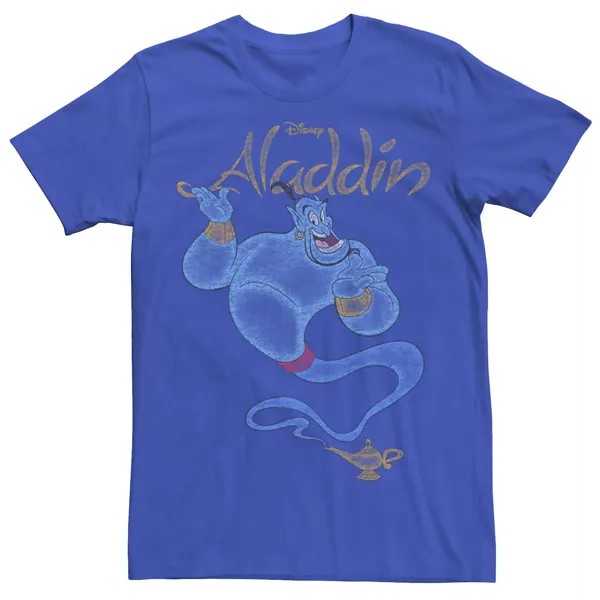 Мужская плавающая футболка Aladdin Genie с эффектом потертости Disney