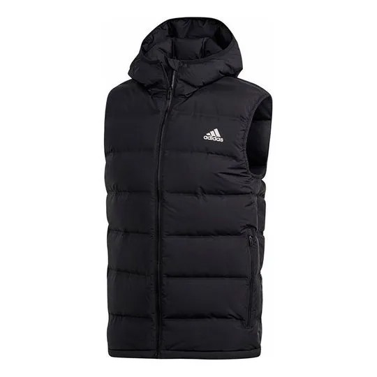 Пуховик Adidas Helionic Hooded Down Vest Men Black BQ2006, черный