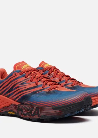 Мужские кроссовки Hoka One One Speedgoat 4, цвет оранжевый, размер 46 EU