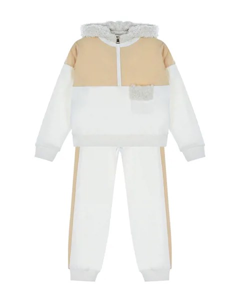 Белый спортивный костюм Moncler детский