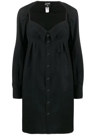 Jean Paul Gaultier Pre-Owned многослойное платье-рубашка 1990-х годов
