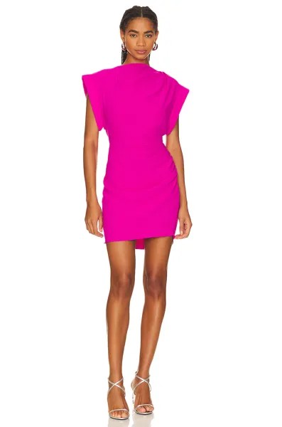 Платье мини Amanda Uprichard Edrina, цвет Dark Hot Pink