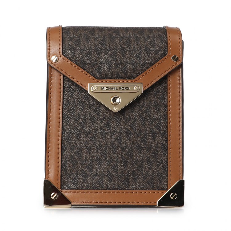 Сумка кросс-боди женская Michael Kors 32T1GGHC5B темно-коричневая