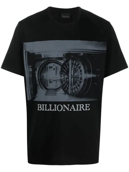 Billionaire футболка с графичным принтом, черный