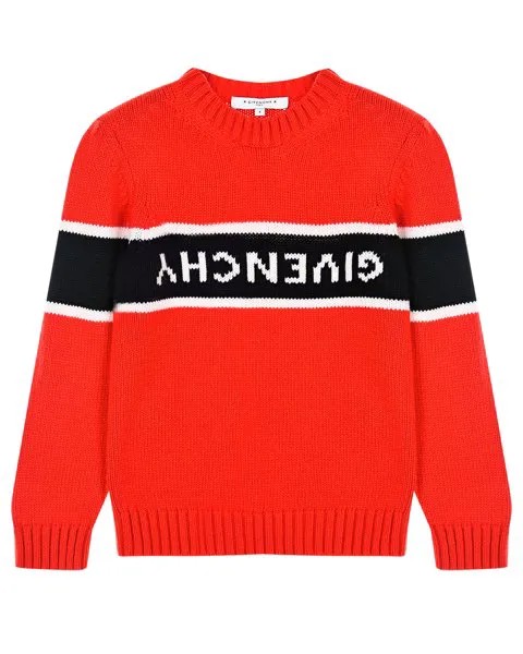 Красный джемпер из шерсти Givenchy