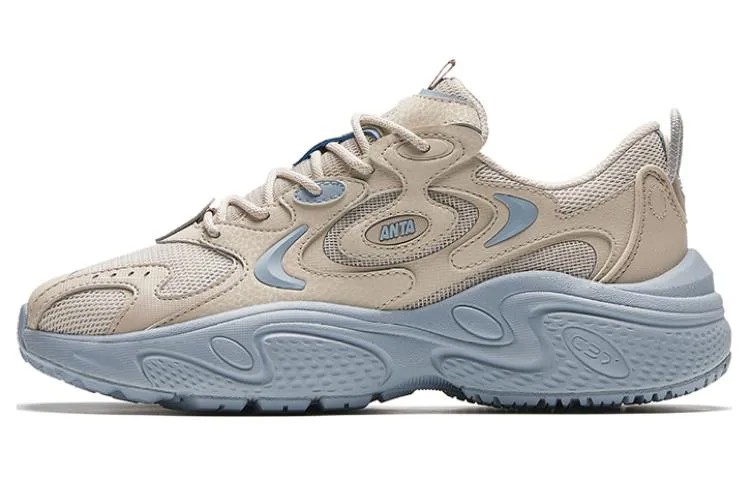 Кроссовки ANTA Stars Lifestyle Shoes Women's Low-top White/blue, белый/синий