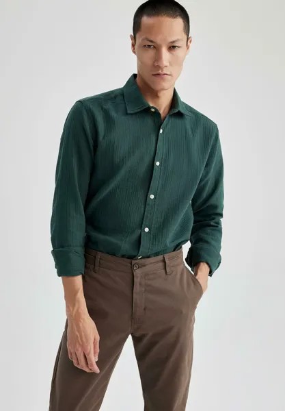 Рубашка DeFacto, темно-зеленый