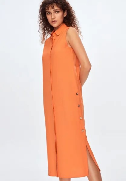 Платье-рубашка adL, оранжевый