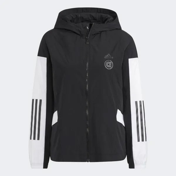 Олимпийка Adidas Asian Edition UST WV JKT T2, черный/белый