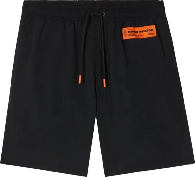 Шорты для плавания Heron Preston Nylon Swimshorts 'Black', черный