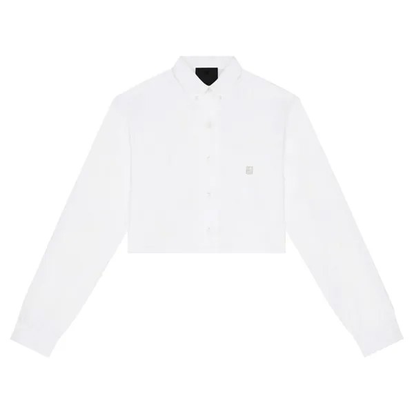 Рубашка Givenchy Cropped 'White', белый