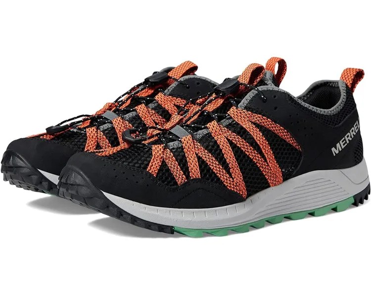 Кроссовки Merrell Wildwood Aerosport, цвет Black/Tangerine