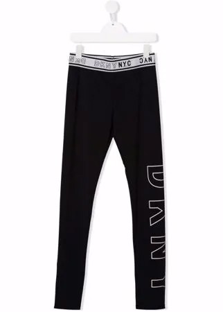 Dkny Kids легинсы с логотипом