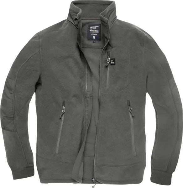 Куртка Vintage Industries Tour Polar Fleece, серая
