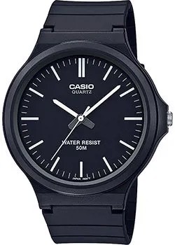 Японские наручные  мужские часы Casio MW-240-1EVEF. Коллекция Analog