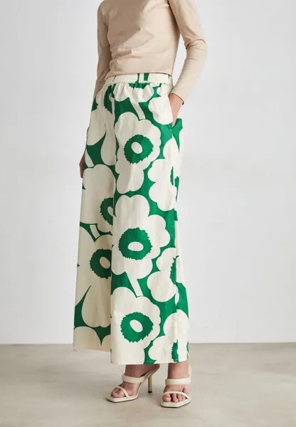 Брюки из ткани KOHTI Marimekko, зеленый