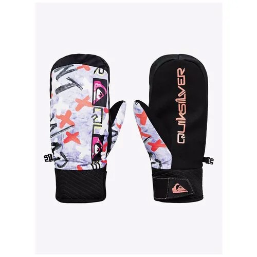 Варежки сноубордические, горнолыжные мужские Quiksilver anniversary black warpaint, размер L