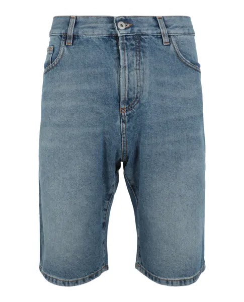 Джинсовые шорты Cross Stonewash Marcelo Burlon, синий