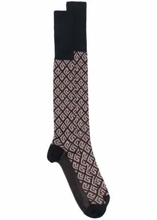 Versace носки с принтом Greca