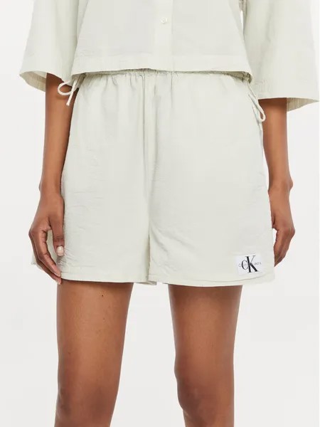 Тканевые шорты стандартного кроя Calvin Klein, экрю