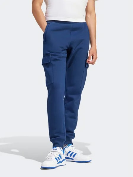 Спортивные брюки узкого кроя Adidas, синий