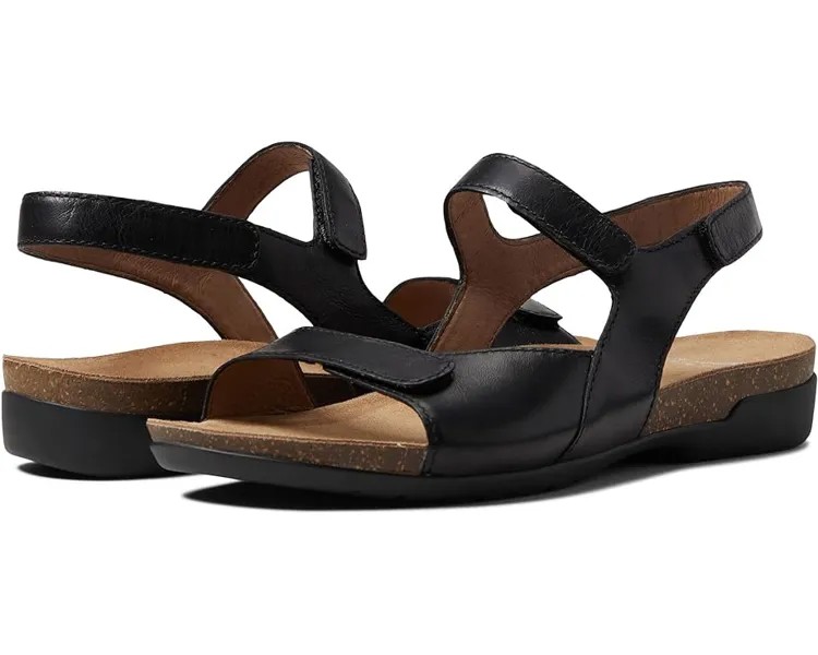 Сандалии Dansko Ronda, цвет Black Waxy Burnished
