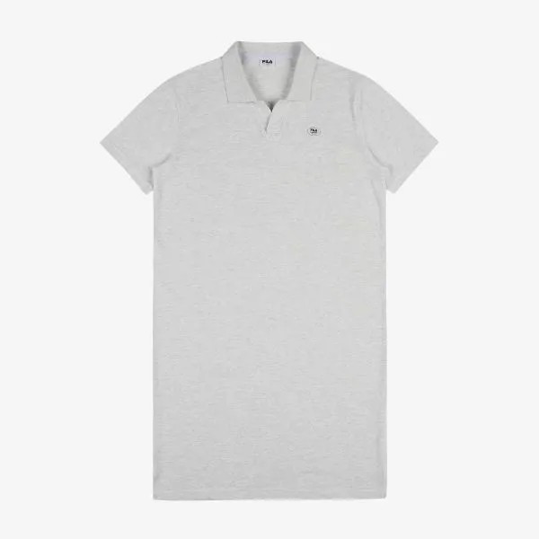[Fila] Платье полусвободного кроя с открытым воротником (FI4OPF2441F_WTM)
