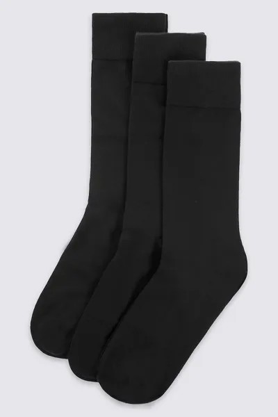 Носки - 3 пары Marks & Spencer, черный