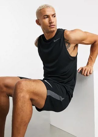 Черная майка Nike Training superset-Черный