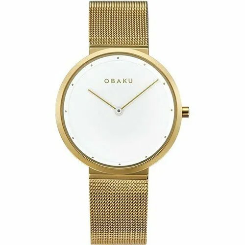 Наручные часы OBAKU Часы Obaku V230LXGWMG, белый