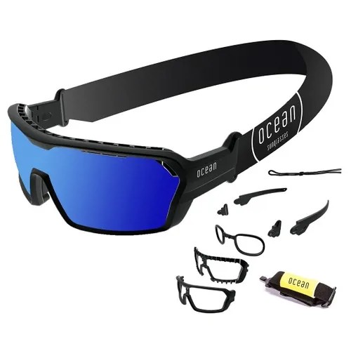 Солнцезащитные очки OCEAN OCEAN Chameleon Matt Black / Revo Blue Polarized lenses, черный