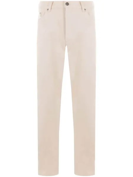 Lardini джинсы прямого кроя, нейтральный цвет
