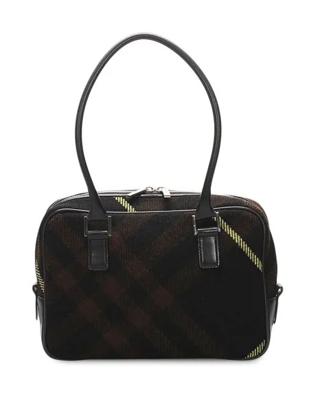 Burberry Pre-Owned клетчатая сумка-тоут