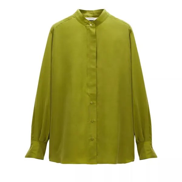 Футболка heritage ease bluse 561 moss green Dorothee Schumacher, зеленый