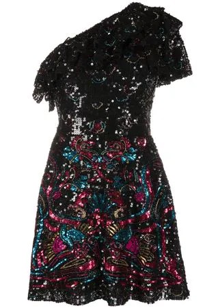 Zuhair Murad платье мини с пайетками