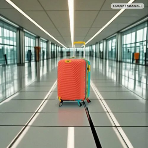 Чемодан American Tourister, 38 л, размер S, мультиколор