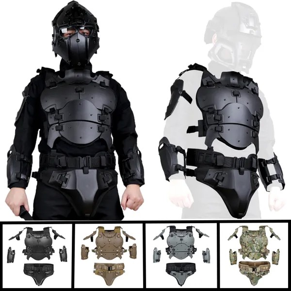 Регулируемый военный охотничий нагрудный защитный костюм тактический, для жилета, для страйкбола Armor, оборудование для пейнтбола, стрельбы,...