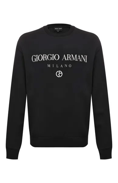 Хлопковый свитшот Giorgio Armani