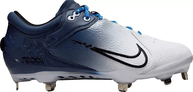 Женские софтбольные бутсы для софтбола Nike Hyperdiamond 4 Elite Metal Fastpitch, темно-синий/черный